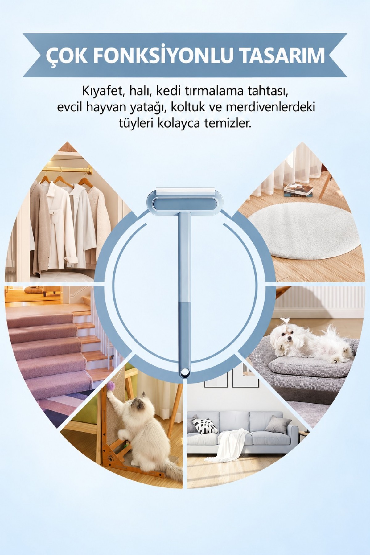 İ-PETS ÇOK AMAÇLI TÜY TEMİZLEME FIRÇASI PT-350 İ-PETS ÇOK AMAÇLI TÜY TEMİZLEME FIRÇASI PT-350