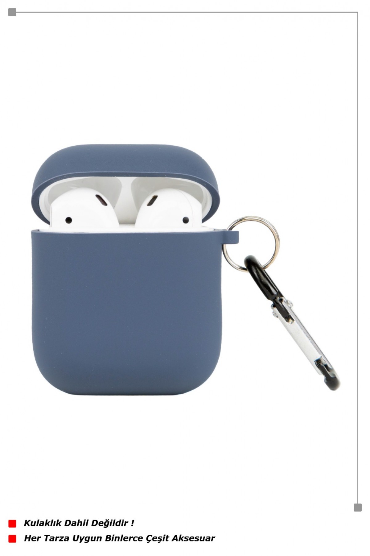 ITHINK AIRPODS 2. NESİL UYUMLU KULAKLIK KILIFI (ANTRASİT) ITHINK AIRPODS 2. NESİL UYUMLU KULAKLIK KILIFI (ANTRASİT)