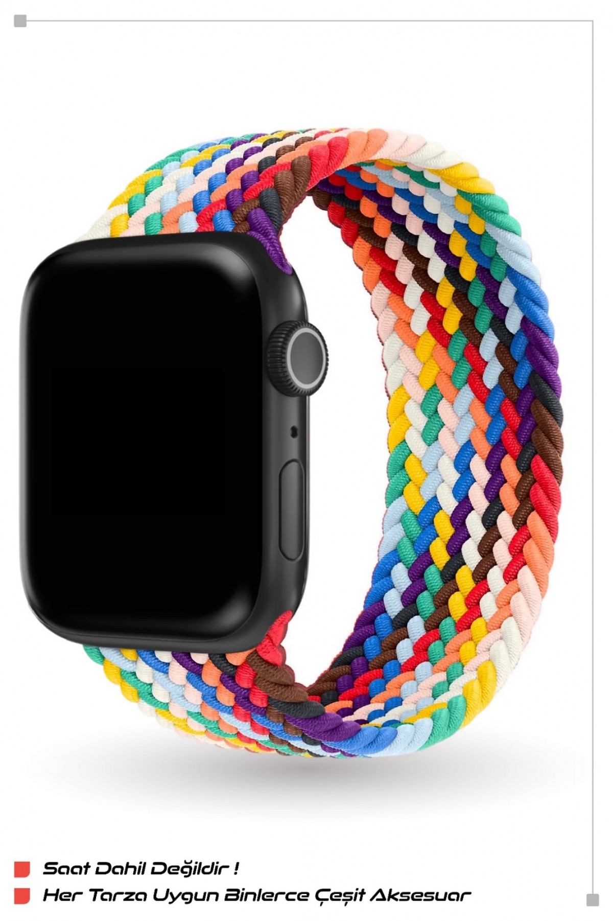 ITHINK APPLE WATCH UYUMLU ÖRGÜ KORDON 42/44/45/49 mm (RENKLİ) ITHINK APPLE WATCH UYUMLU ÖRGÜ KORDON 42/44/45/49 mm (RENKLİ)