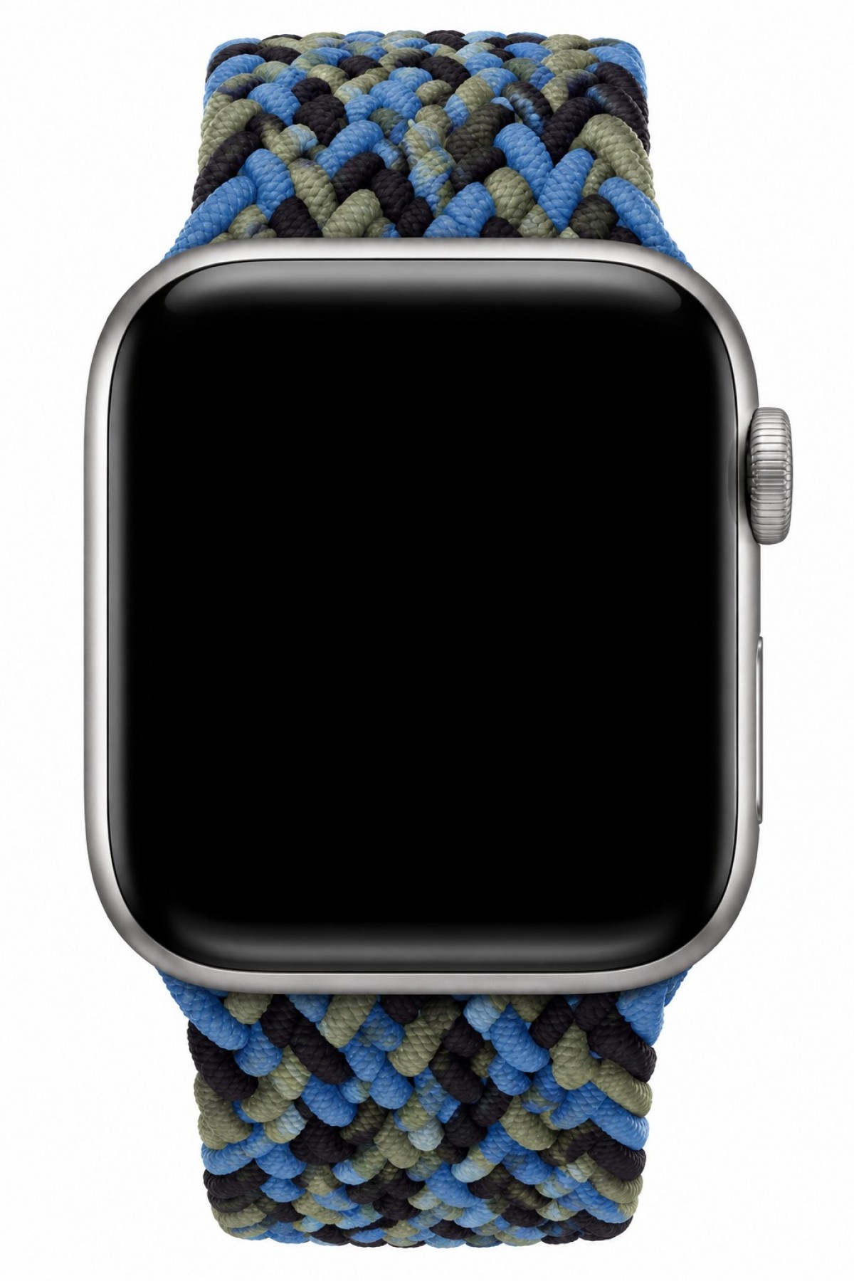 ITHINK APPLE WATCH UYUMLU ÖRGÜ KORDON 42/44/45/49 mm (SİYAH - GRİ)