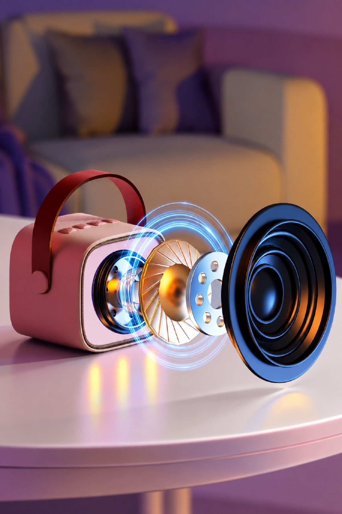 ITHINK KARAOKE MİKROFONLU BLUETOOTH HOPARLÖR X-120
