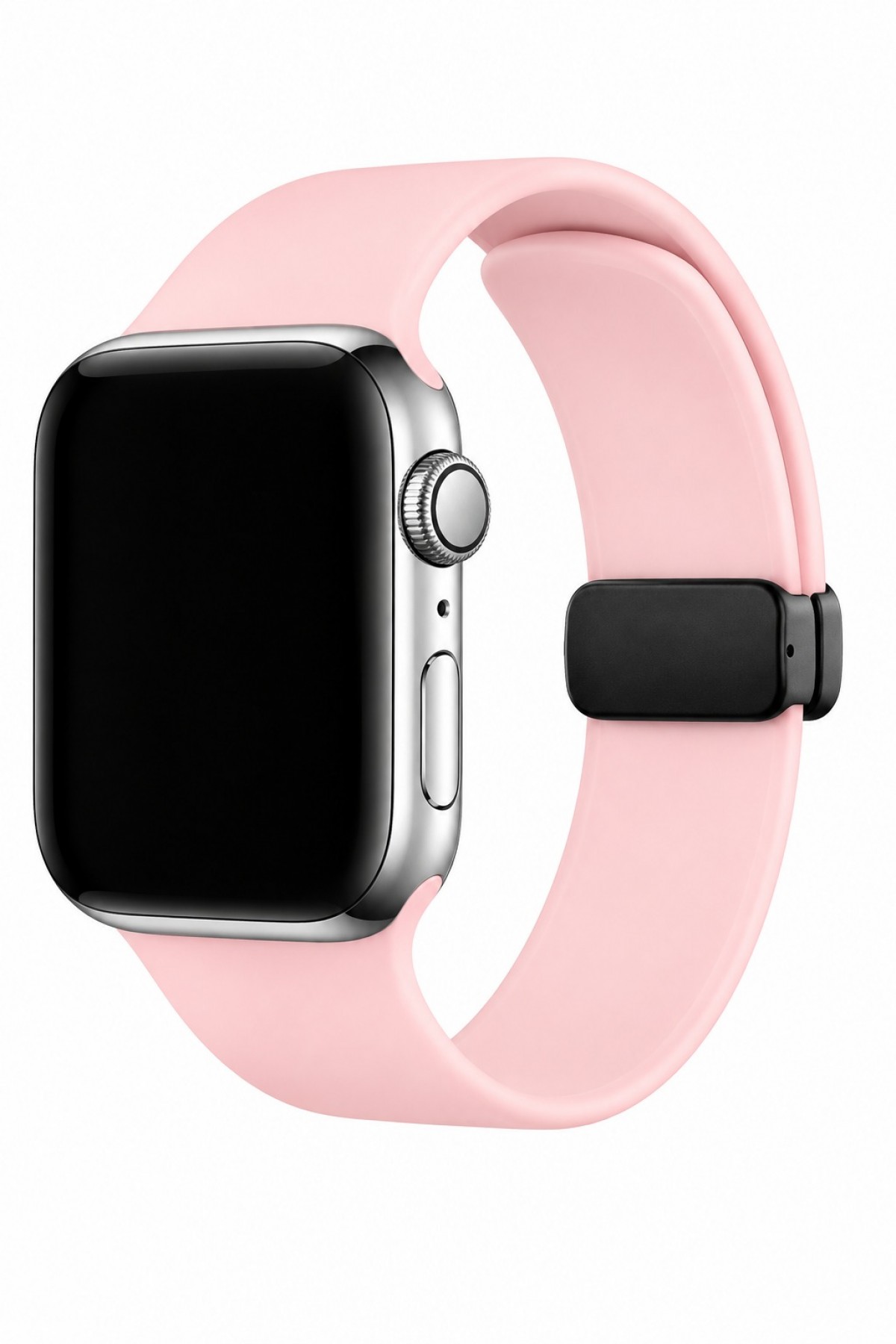 ITHINK SİLİKON MIKNATISLI KORDON 42/44/45/49 mm LARGE (PEMBE)