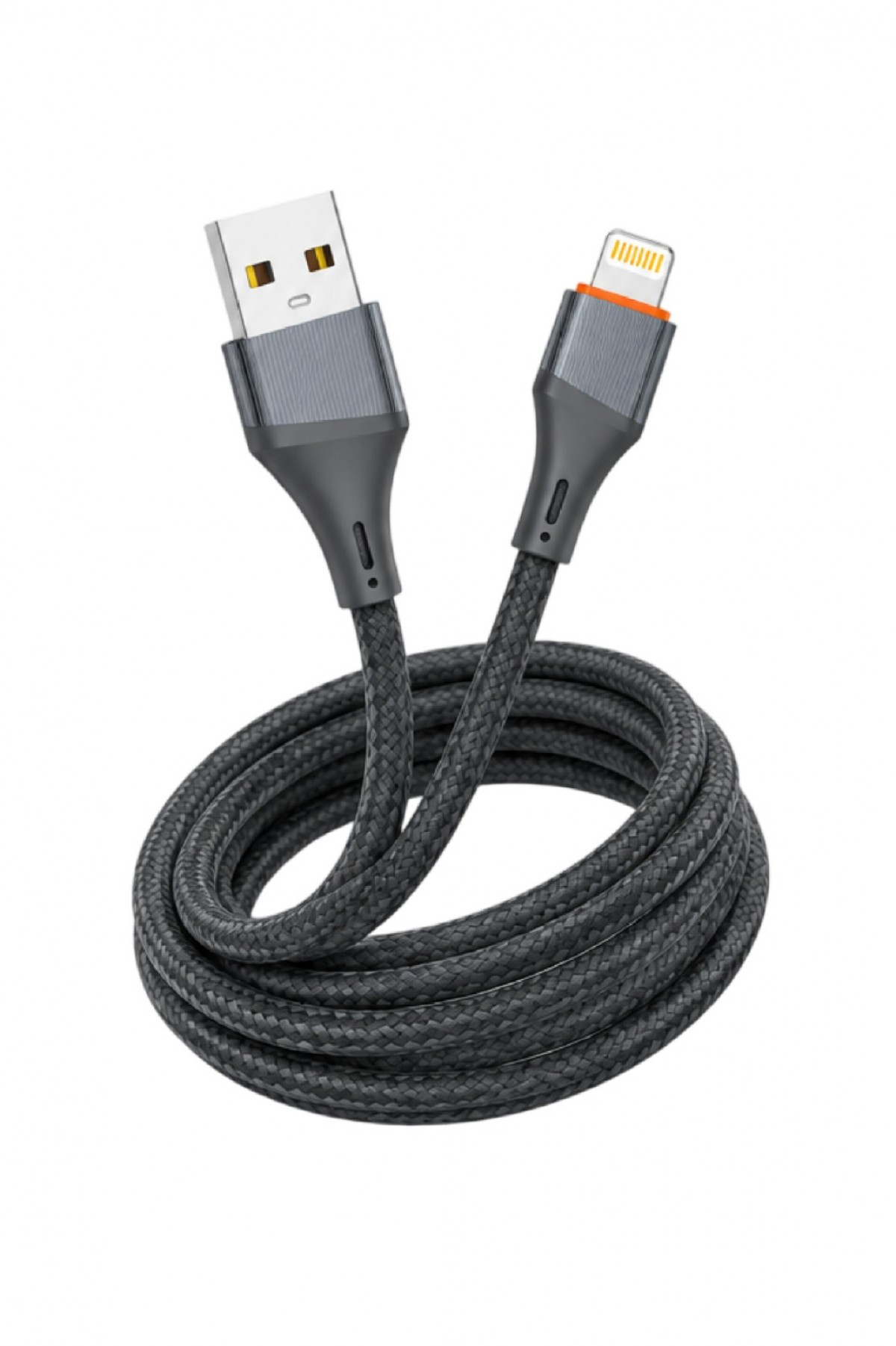LDNIO HIZLI ŞARJ&VERİ AKTARIM LIGHTNING IOS KABLO LS631A ( GRİ )