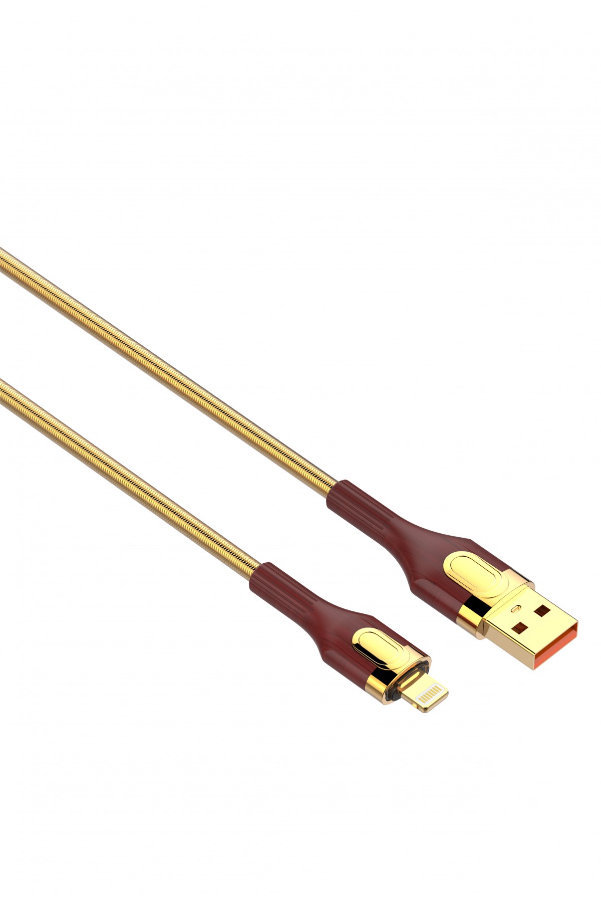 LDNIO 1 METRE HIZLI ŞARJ LIGHTNING IOS KABLO LS681A (GOLD)