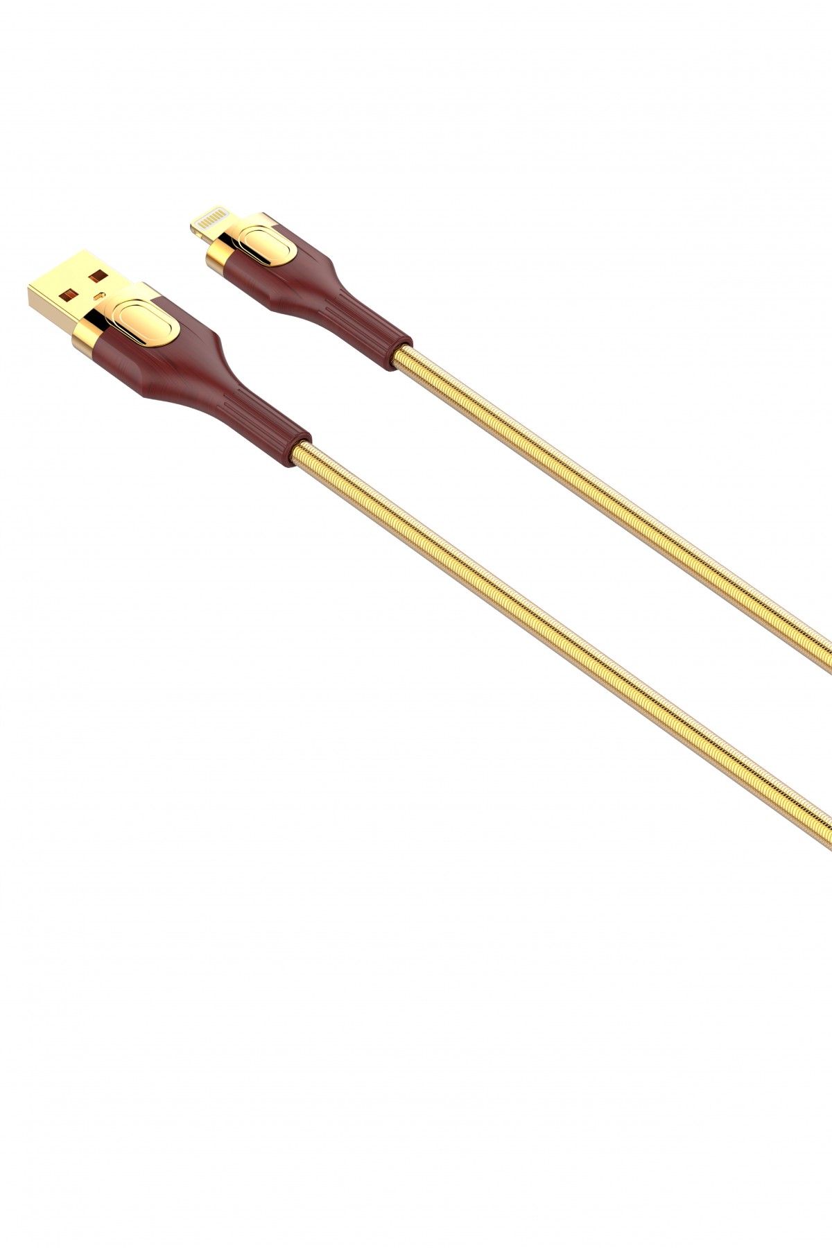 LDNIO 2 METRE HIZLI ŞARJ LIGHTNING IOS KABLO LS682A (GOLD)