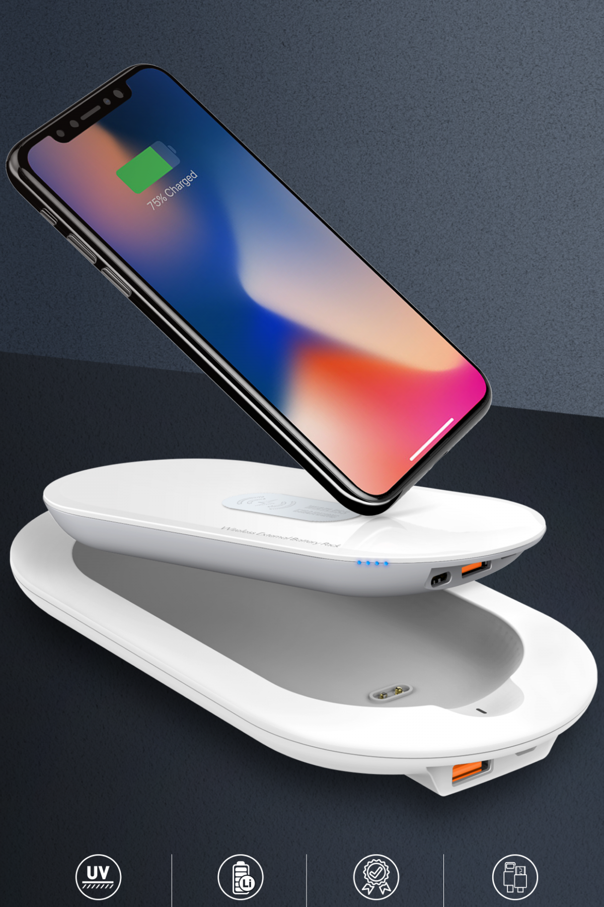 LDNIO 5.000 MAH KABLOSUZ POWERBANK PW501-1