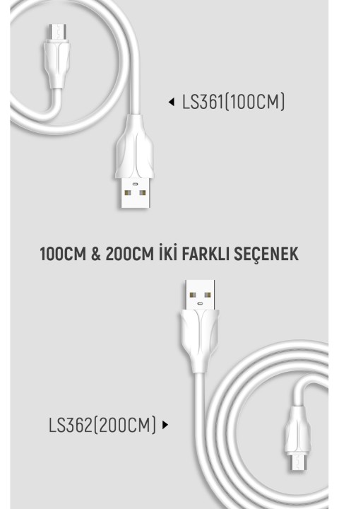 LDNIO LS362 LIGHTNING ŞARJ & DATA KABLOSU