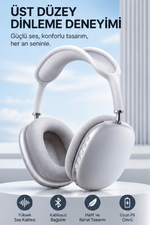GAMON KULAK İÇİ KABLOSUZ BLUETOOTH KULAKLIK GM-10 ( GRİ )