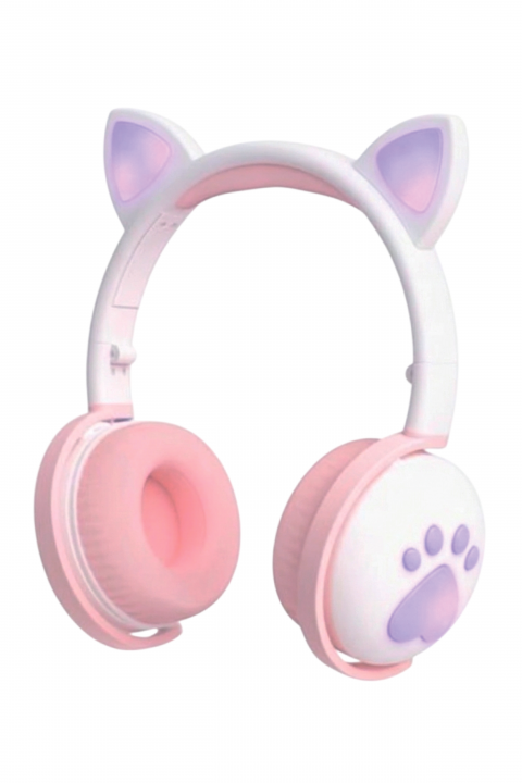 GAMON ÇOCUK KABLOSUZ BLUETOOTH KEDİ KULAKLIK GM-35