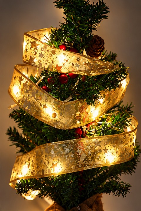 ITHINK 2 METRE KURDELE ŞEKLİNDE DEKORATİF LED IŞIK LS-02 (GOLD)