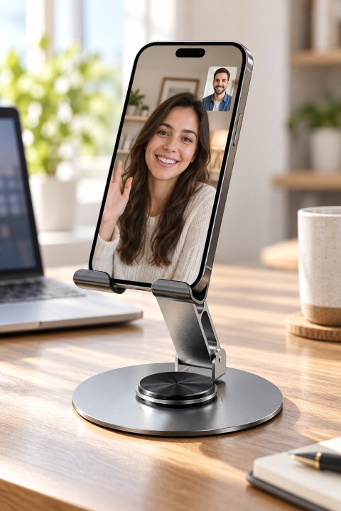 ITHINK 360 DERECE DÖNEBİLEN AYARLANABİLİR METAL TELEFON & TABLET STANTI TH-360