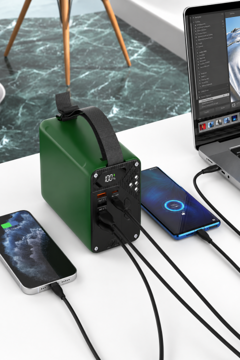 ITHINK 80.000 MAH YÜKSEK KAPASİTELİ POWERBANK A49Q (YEŞİL)