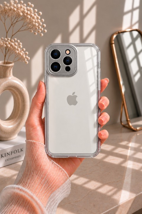 ITHINK IPHONE 11 PRO MAX UYUMLU KAMERA KORUMALI PREMIER KAPAK ( GRİ )