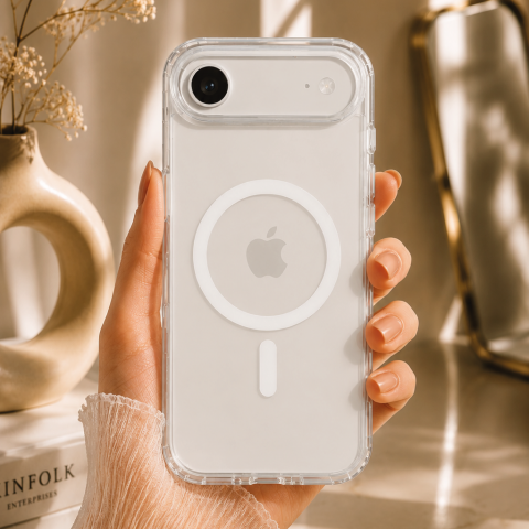 ITHINK IPHONE 17 UYUMLU AIR MAGSAFE ŞEFFAF KILIF
