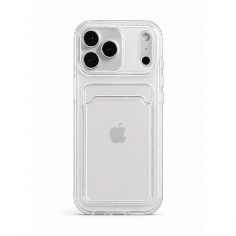 ITHINK IPHONE 17 PRO MAX UYUMLU KARTLIKLI CÜZDAN SİLİKON KILIF