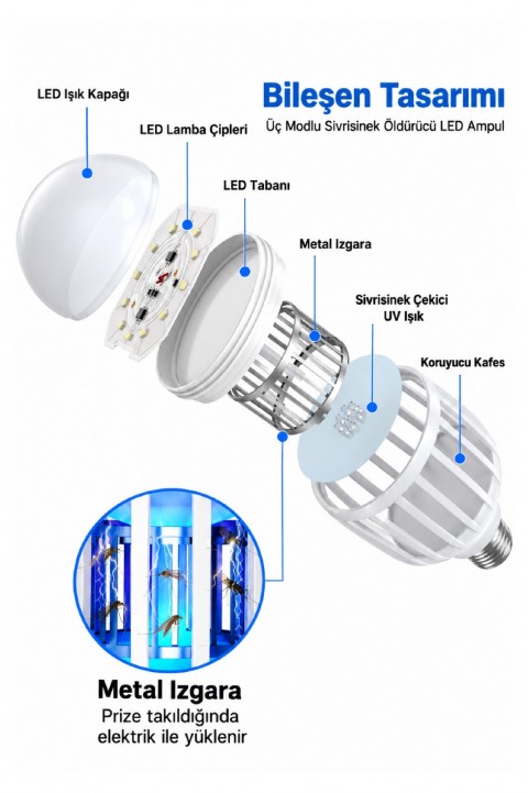 JOYSİDEA SİNEK CIZ LED LAMBA MK-21