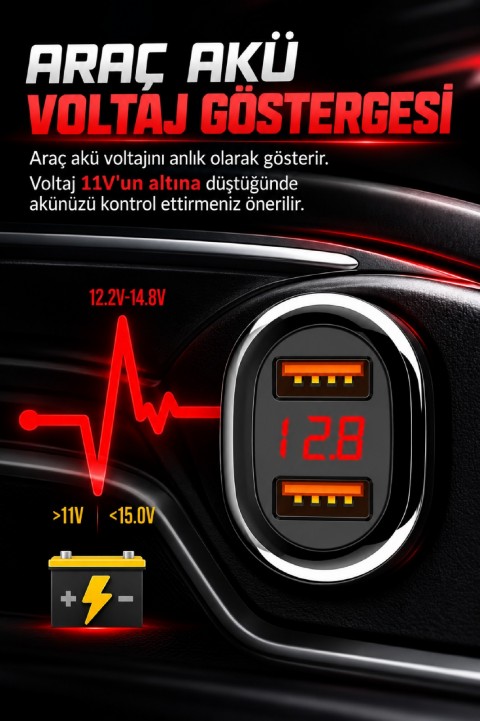 LDNIO HIZLI ARAÇ ŞARJ CİHAZI C2 +TYPE-C ŞARJ KABLOSU