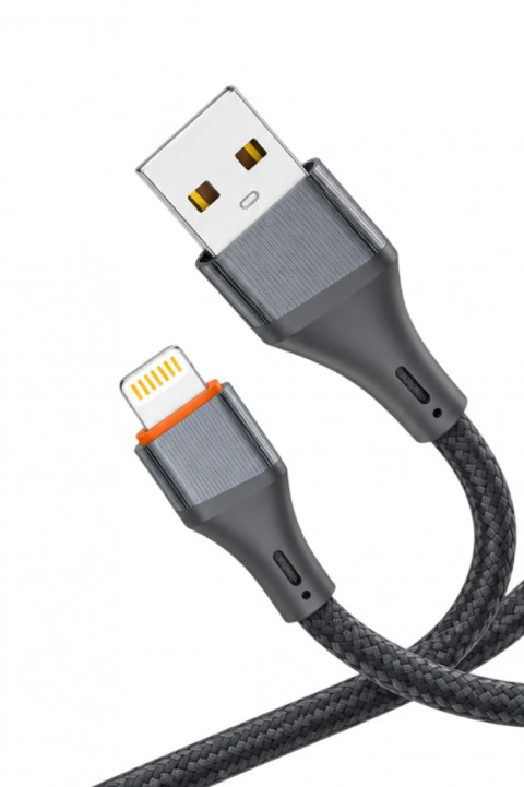 LDNIO HIZLI ŞARJ&VERİ AKTARIM LIGHTNING IOS KABLO LS631A ( GRİ )