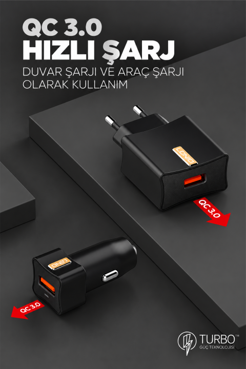 LDNIO 3IN1 2.600 MAH POWERBANK EV&ARABA ŞARJ CİHAZI CC200
