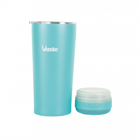 VAESKE ÇELİK TERMOS BLUETOOTH HOPARLÖR 500ML (YEŞİL)