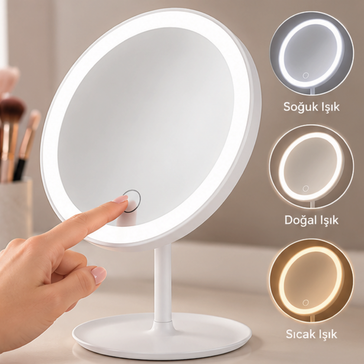 SHETHINK DOKUNMATİK LED MAKYAJ AYNASI MU30
