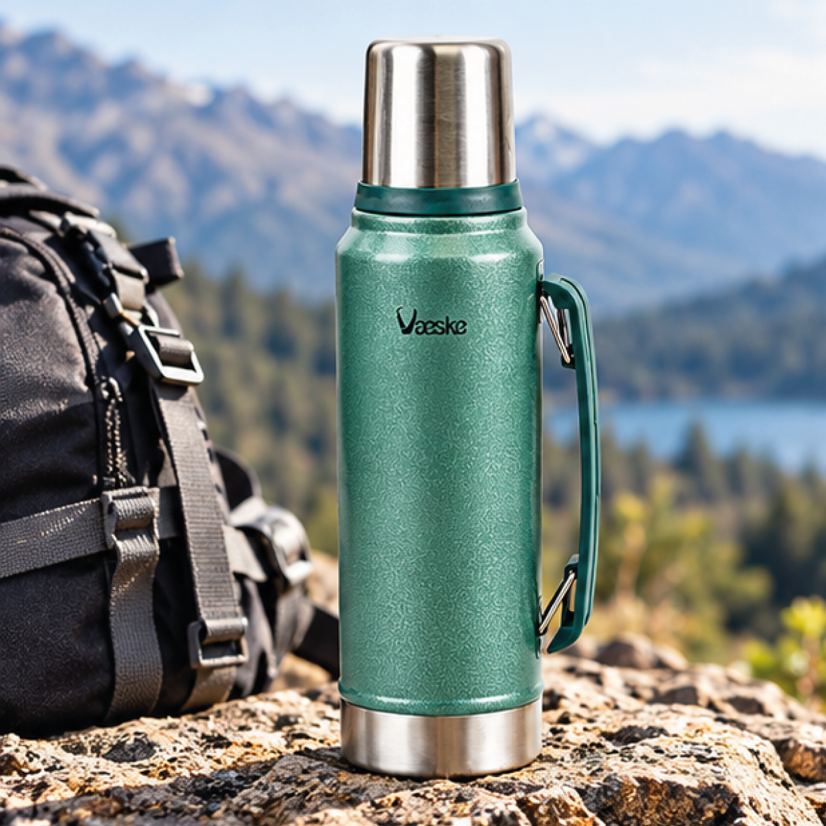 VAESKE ÇELİK TERMOS 1300ML (YEŞİL) VAESKE ÇELİK TERMOS 1300ML (YEŞİL)