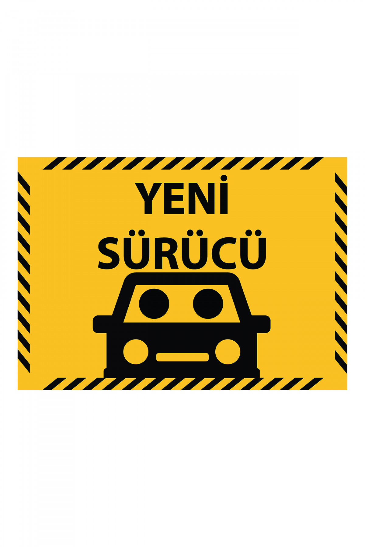 ITHINK YENİ SÜRÜCÜ YAZISI ARABA TEMALI ITHINK YENİ SÜRÜCÜ YAZISI ARABA TEMALI